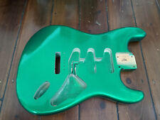 MJT Strat body Candy Apple Green Relic