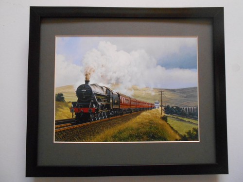 Malcolm root steam train print - steam,
