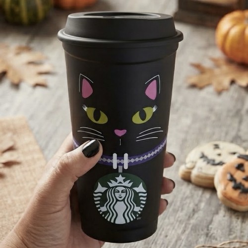 Starbucks autumn halloween - starbucks,