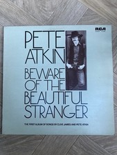 Pete Atkin Beware Of The Beautiful Stranger 12” Vinyl Album Stereo SF 8387
