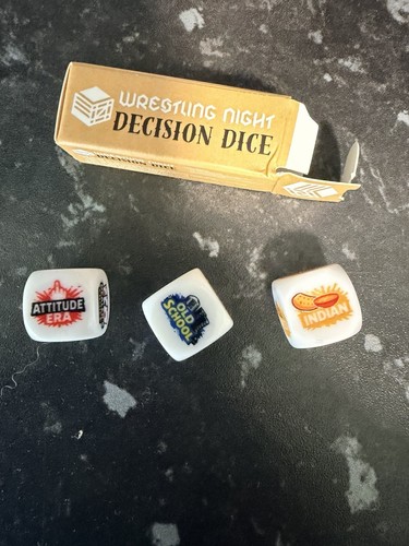 Wrestling night decision dice - decision,