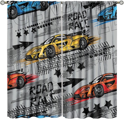 Racing car curtains extreme - car,