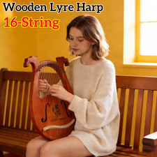 String wooden lyre harp - 16-string,