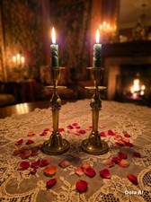 Vintage pair brass - ,
