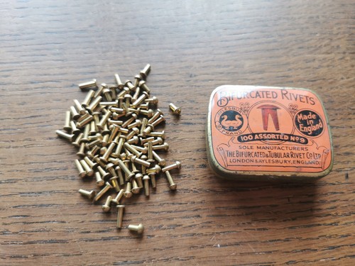Clock case rivets new old - new,