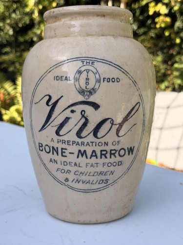 Rare large antique virol bone - antique,