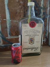 Vintage Giant Whiskey Bottle Ballantines Scotch Whisky 6 2/3  Pint Collect Coins