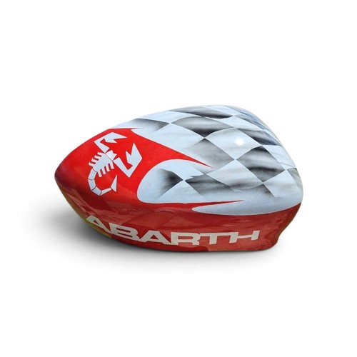 Abarth rearview mirror caps - rearview,