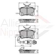Brake Pads Set For VW Polo 6R