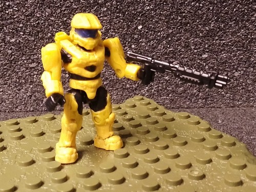 Halo mega bloks unsc yellow - unsc,