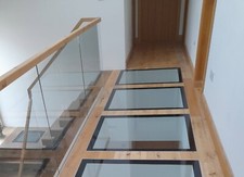 25.5, 31.5 and 33mm Toughened and Laminated Glass.  Walk On Glazed Floor Panels