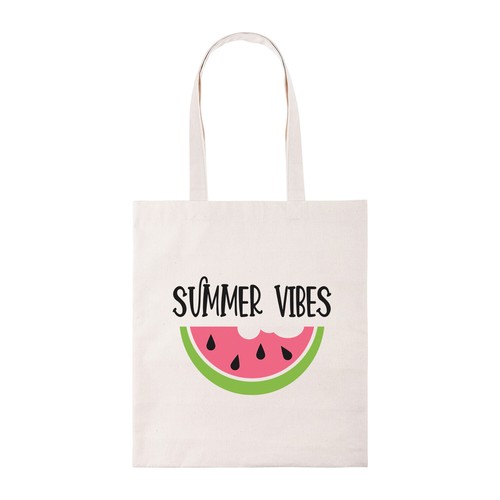 Summer vibes watermelon tote - vibes,