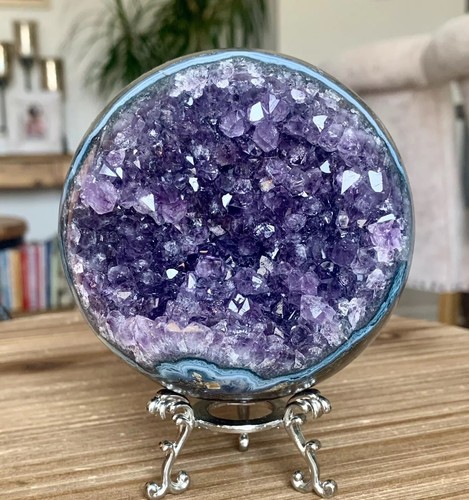 Huge amethyst geode sphere - huge,