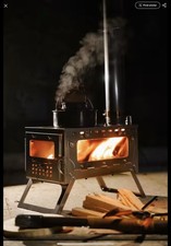 Titanium Folding Wood Burning