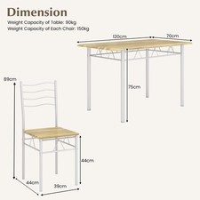 5 PCS Counter Height Dining