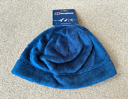 Berghaus blue fleece beanie - blue,