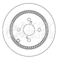 Key parts kbd4378 - parts, brake
