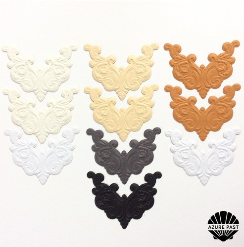 Embossed die cuts - 10,