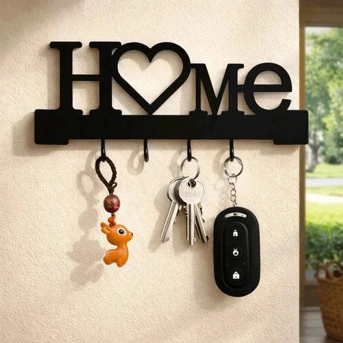 Home love shaped key - key, holder