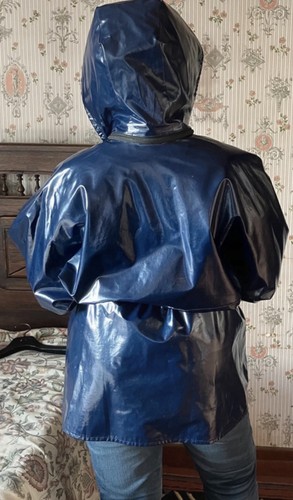 Guy cotten raincoat patent - guy,