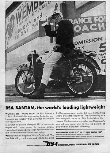 1966 bsa bantam 175 motorcycle - 1966,