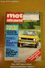 Mot 13/74 VW Golf Renault 5