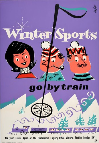 1960s winter sports - 1960s, advert