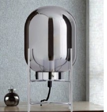 SMOKED GLASS POLISHED CHROME