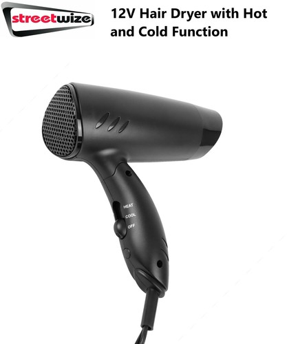 Streetwize 12v hair dryer - streetwize,