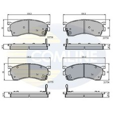 Brake Pads Set Front CBP3326