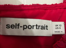 Self-portrait red dress UK 12