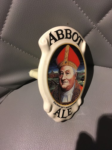 Vintage ceramic abbot ale - vintage, bar