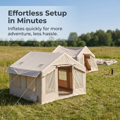 Inflatable camping tent - inflatable,