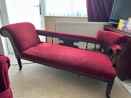 Antique edwardian chaise - antique,