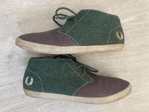 Fred perry brown leather lace - brown,