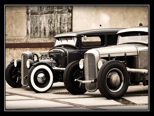 Classic cars retro metal - retro,