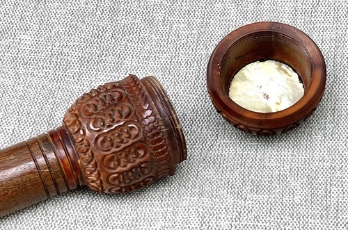 Vintage antique carved wood - carved,