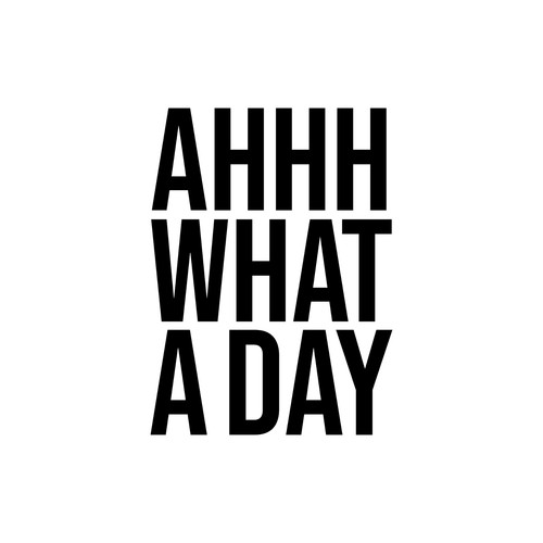 Ahhh what day vinyl - a,