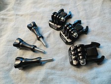 3 x Genuine GoPro Quick Release Buckle Mount  3 x Long Thumb Screw 100% Official