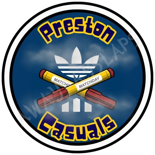 Away day stickers preston - day,