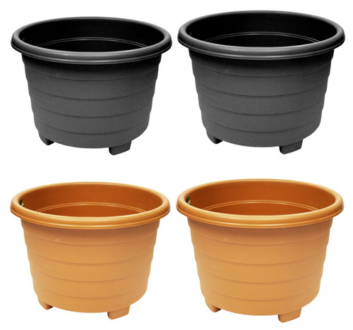 Garden plant round plastic pot - plant,