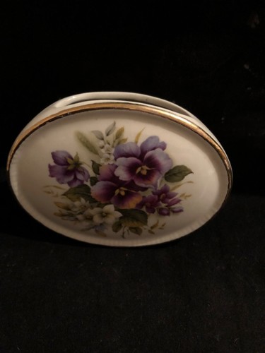 Vintage white ceramic pot