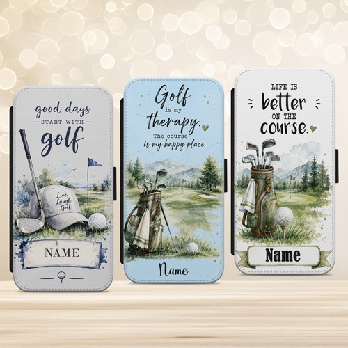 Golf personalised gift phone - personalised,
