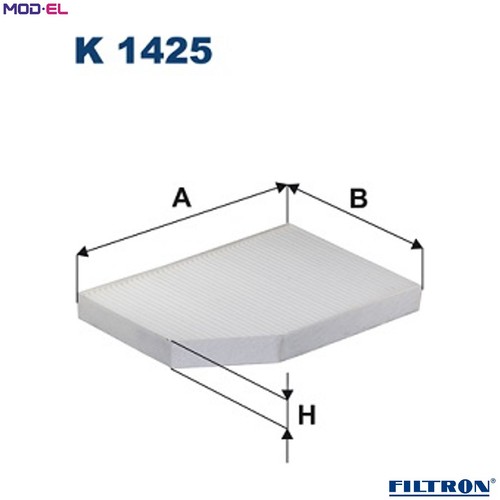 Filter cabin air 1425 - k, for