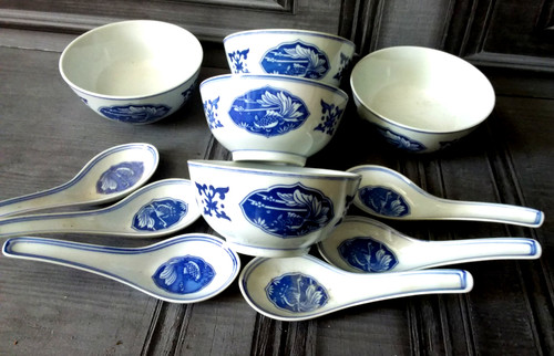 Chinese blue white porcelain - white,