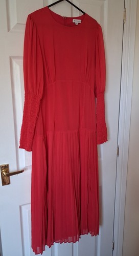 Warehiuse red maxi evening