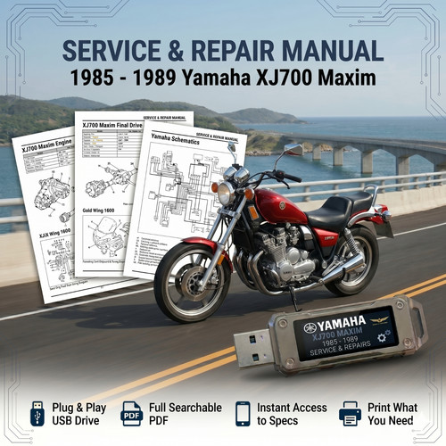 Yamaha xj700 maxim 1985 1986 - yamaha,