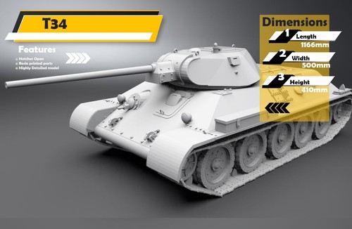 Scale 34 custom - t-34, made