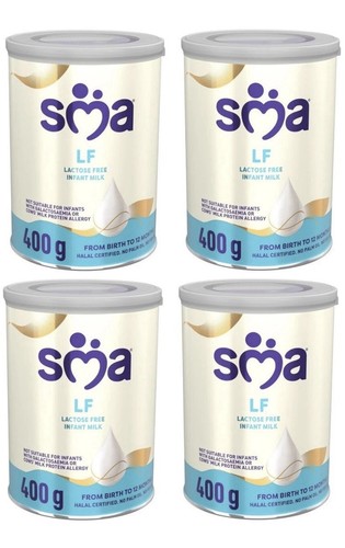 Sma lactose free baby - milk, x4