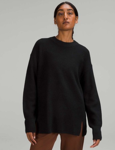 Lululemon black merino wool